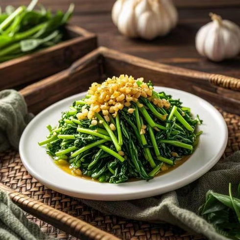 2000+ Kong Xin CAI Vegetable Seeds Water Spinach Kangkong Delicious Vegetable Seeds for Green Leaf Planting Garden