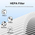 AP-T45 Filter Replacement, True HEPA Filter Compatible with Homedics Total Clean 5-in-1 Air Cleaner Purifier, 1 Pack.