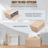 SILFGRLF Stylish Tissue Box Cover Holder Compatible with Kleenex Disposable Paper Hand Towels, Leather Wall-Mounted