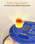 18 Chicken Egg Incubators for Hatching Eggs: Egg Incubator with Automatic Egg Turning and Humidity Control - Egg