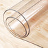 2mm 2 Pack 12 48 inches Thick Clear Table Cover Protector, Waterproof PVC Desk Pad, x Tablecloth Protector for Coffee