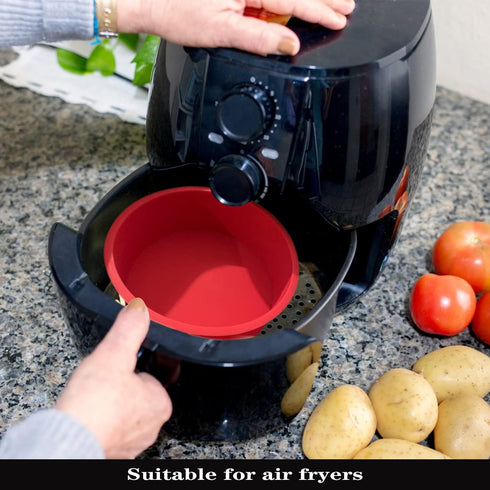 2pcs 6 Inch Silicone Cake Pan for Baking, Non-Stick Round Molds for Cheesecake, Chocolate Cake, Brownie