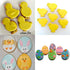 Easter Cookie Cutter Set, 7 Piece - Egg, Carrot, Bunny, Flower, Chick, Bunny Face, and Butterfly