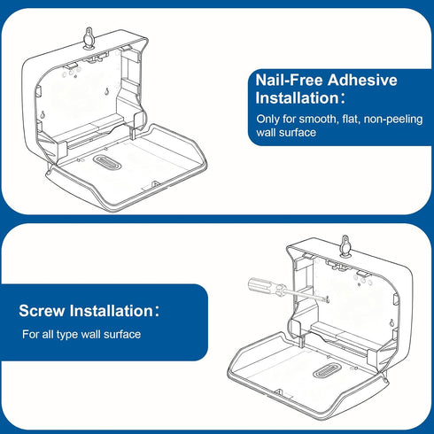 Dispenser,Commercial 200 Paper Towel Holder Dispenser Wall Mount,Multifold/Trifold/C Fold Hand Towel Paper Towel