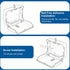 Dispenser,Commercial 200 Paper Towel Holder Dispenser Wall Mount,Multifold/Trifold/C Fold Hand Towel Paper Towel