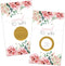 Paper Clever Party Charming Floral Bridal Shower Games, 30 Pack Pink Scratch Off Raffle Cards