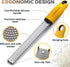 Stainless Steel Cheese and Citrus Zester Grater - Extra Sharp Blade for Lemons, Parmesan, Garlic, Chocolate
