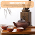 Ceramic Teapot Lid, Universal Repair Lid for Purple Clay Teapot, Replaceable Lid for Teapot
