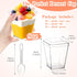 50 Pack 5 oz Rouceyxin Plastic Dessert Cups with Lids and Spoons, Yogurt Parfait Appetizer Cup with Lids for Party
