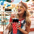 Cartoon Mouse Tumbler 40 Oz, Stainless Steel Insulated Travel Coffee Mug with Lid and Straw, Bowknot - Birthday,