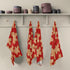 ALAZA Christmas Gingerbread Cookies Decorative Kitchen Dish Towels Set of 4, Soft Absorbent Hand Towels, 18 x 28 Inch