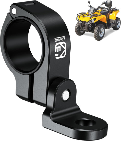 ATV Whip Light Mount, Sturdy Aluminum Alloy Flag Mount, 360° Rotating Adjustable Light Bar for ATV UTV Motorcycle