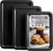 HONGBAKE Nonstick Baking Sheet Pan Set, 3 Pack Half/Jelly Roll/Quarter Baking Tray, Dishwasher Safe
