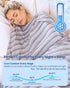 Summer Sweats,50"x70" Ailemei Direct Cooling Throw Blanket for Hot Sleepers,Double Sided Cold Effect, Lightweight