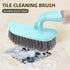 Scrub Brush, Cleaning Shower Scrubber with 9 Inch Ergonomic Handle, Heavy Duty Brush for Bathroom, Floor