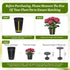 Decivems 12.8-21" 6/8/10" 8/10/12 Inch Adjustable Large Plant Riser for Indoor/Outdoor Pots Universal Plant Stand