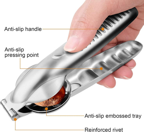 2 2 Upgraded Chestnut Cutter Tool Chestnut Open Clip Stainless Steel Chestnut Opener Portable Nut Cracker Walnut