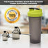 The Scoopie Supplement Container - Long Handle Scoop and Funnel System for Post Workout Protein, 2 Pack, RED