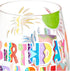 Designs by Lolita “Birthday Bash” Hand-painted Artisan Wine Glass, 15 oz