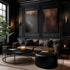 Set 2 0.82 Inch Matte Black Wall Sconce Candle Holders of for Taper Candles, Minimalist Metal Wall Mounted Candlestick