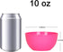 Youngever 9 Pack 10 Ounce Plastic Bowls, Kids Plastic Bowls Set of 9 in Peach Colors