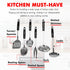 Chef Craft Select Heavy Duty Basting Spoon, 12 inch, Stainless Steel