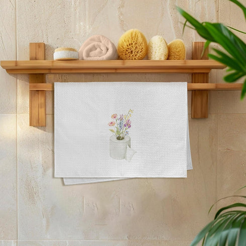GWFSJYU Set 2, 16x24 Wildflower Toilet Paper Roll Hand Towels for Bathroom of Funny Floral Botanical Dish Tea Kitchen