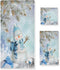 ALAZA Towel Bathroom Sets, Christmas Winter Snowman Towels 3-Piece 1 Bath Towel