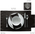 Cotton Cocktail Napkin - Black - 4.3 x 4.3 in - 50 units per roll
