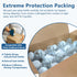 8 Pack 32oz KEYWING Glass Milk Bottles with Airtight Lids Reusable, Leak-proof Containers Dishwasher Safe, Food Grade
