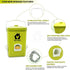 Set,3 Chicken Feeder and Waterer Gallon Automatic Chicken Feeder No Waste,Hanging Poultry Kit with Chicken Waterer