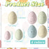 36 SiliFine Pcs Easter Speckled Eggs Plastic Speckled Eggs Bowl and Vase Filler Faux Chicken Eggs for DIY Spring
