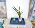 Serving Tray 16.5X 13Deluxe Wooden Ottoman Tray for Coffee Table with Polished