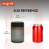 500ml, 2 Pack, ONGROK Glass Storage Jar, UV Herb/Spice Jar with Child Resistant Lid, Color-Coded Glass Containers Air