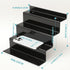 Display,4 (2Pack 9x6'') Acrylic Stands for Tier Black Cupcakes Perfumes Figurines Display Stand Risers Shelf