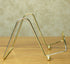 BANBERRY DESIGNS Brass Wire Easel Display Stand, 4 Inch Plate Holders - Set of 3 Pcs for Small Books, Pictures, Cards