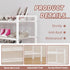 3-Tier Closet Metal Shoe Rack, Sturdy Floor-Mounted Storage Organizer for Entryway Garage Dorm Room, Easy Assembly