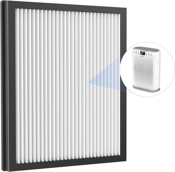 Air Purifier Replacement Filter, 3 Stage HEPA Filter E-200 Air Purifier, 1 Pack, White