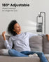 Koonie USB Desk Fan, Ultra Quiet Personal Fan with 180° Tilt and 3 Speeds, Mini USB Fan