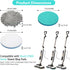 S7000 Shrak,S8201 S8001 S7001 S7201 S7000AMZ S7005 S7020 S7001C (6White) Frescares Magic Sponge Eraser Steam&Scrub Mop