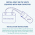 SPP6 Hard Start Kit for Air Conditioner, AC Hard Start Capacitor, Increases Starting Torque 500% for 4,000 to 120,000