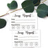 50 Request a Recipe Card for Bridal Shower - Invitation Insert for Wedding or Baby Shower, Size 3.5" x 2"