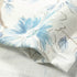 VOGOL Blue Spring Flower Window Valance, Country Style Faux Linen Decorative Topper for Kitchen, 52 x 18 Inches, 1 Panel
