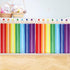 HunnmingRe 4 24.02 24.61 Inch Pcs Classroom Cabinet Curtains for Shelves x Self Adhesive Curtains for Bookshelf School