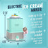 Nostalgia Electric Ice Cream Maker, Old Fashioned Soft Serve Machine, Aqua - 2 Quart