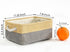 TheWarmHome Small Storage Bins Basket for Organizing Shelves - Fabric Storage Cubes for Clothes, Toys, and More