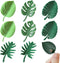 Plant Fridge Magnets, 8 Pcs Mini Tropical Leaves for Locker, Home Office Decor, 3D Monstera Refrigerator Magnets