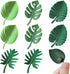 Plant Fridge Magnets, 8 Pcs Mini Tropical Leaves for Locker, Home Office Decor, 3D Monstera Refrigerator Magnets