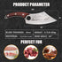 Japan Knives Viking Knife Meat Cleaver, Hand Forged Chef Butcher Full Tang Boning Knife for Outdoor Cooking