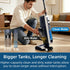 440934 S5 S5 S5 Tank,0.8L Clean Water Tank Compatible for Tineco Floor ONE / Floor ONE Blue/Floor ONE Extreme Models.